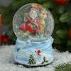 Водяной шар музыкальный "Дед Мороз с белыми медведями" 14х10,5х10,5 см 812-000 фото 3 &mdash; Egidius.ru