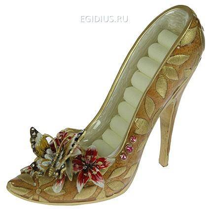 Подставка для колец "Туфелька"  106-048 фото 1 &mdash; Egidius.ru