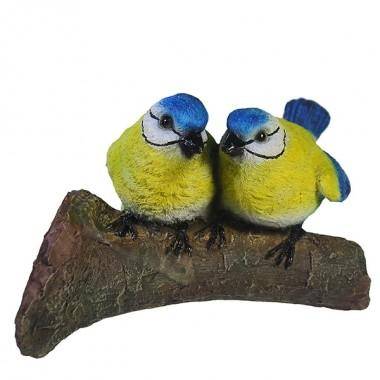 Фигура для сада навесная&quot;Синицы на ветке&quot;L16,5W8,5H12,5см 81-6660 — Egidius.ru