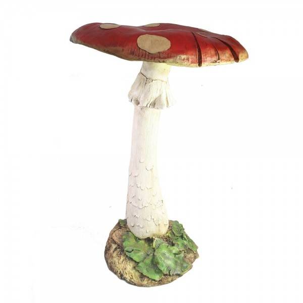 Фигура для сада "Гриб мухомор великан" L33W33H54см 81-6889 фото 1 — Egidius.ru