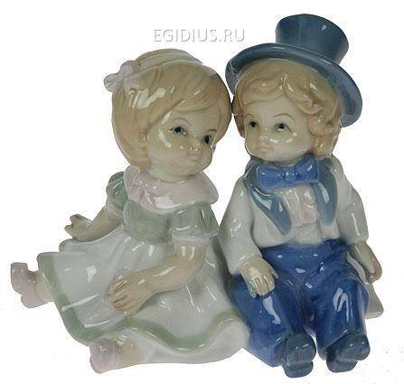 Статуэтка Малыши, фарфор 13см 113-084 фото 1 — Egidius.ru