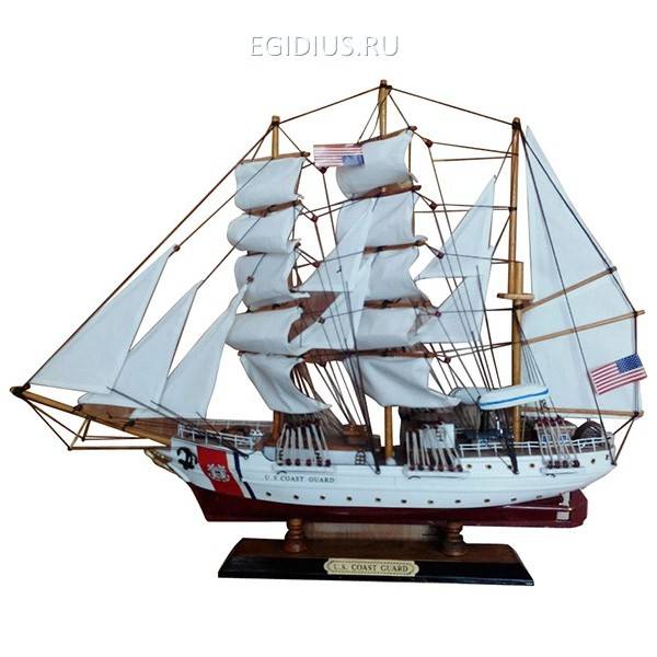 Корабль, "U.S Coast Guard", L65 см 81-0538 фото 1 &mdash; Egidius.ru