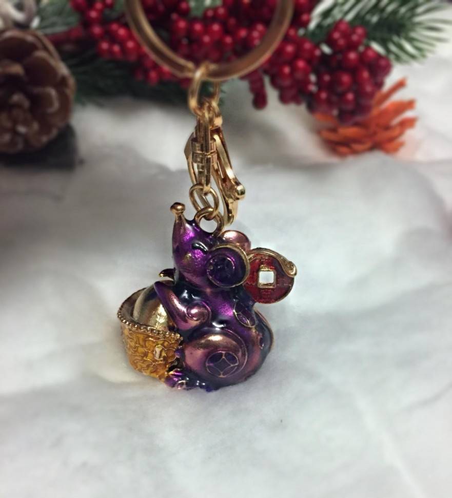 Брелок для ключей "Мышонок" , микс 4*2*12 см 281-309 фото 1 — Egidius.ru