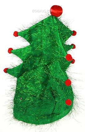 Аксессуар карнавальный Шапка ёлочка музык. и двиг. 151-000 фото 1 — Egidius.ru