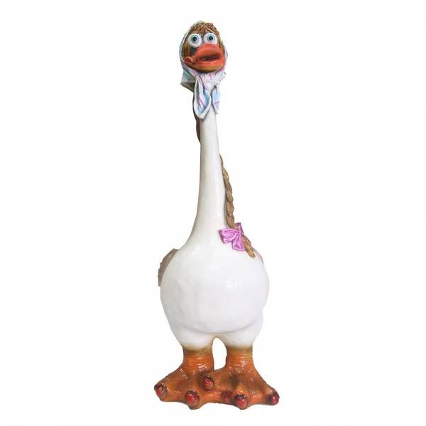 Фигура для сада "Гусыня в платочке" L34W25H75 81-6790 фото 1 — Egidius.ru