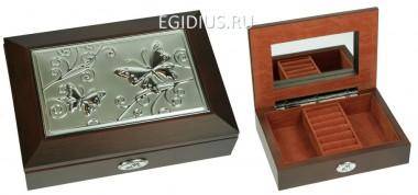 Шкатулка ювелирная Moretto 18*13*5см 110-174 — Egidius.ru