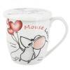 Кружка фарфоровая с крышкой (без фильтра) "Mouse love" v=360мл. (4вида) (подарочная упаковка) 410-032 фото 1 — Egidius.ru