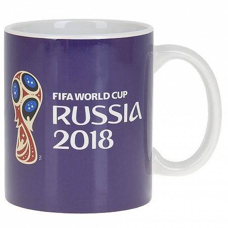 Кружка керамическая "Чемпионат Мира FIFA 2018" v=330мл.  406-104 фото 1 — Egidius.ru