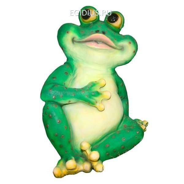 Фигура для сада Лягушка великан №1, 54х46х62см 81-6308 фото 1 &mdash; Egidius.ru