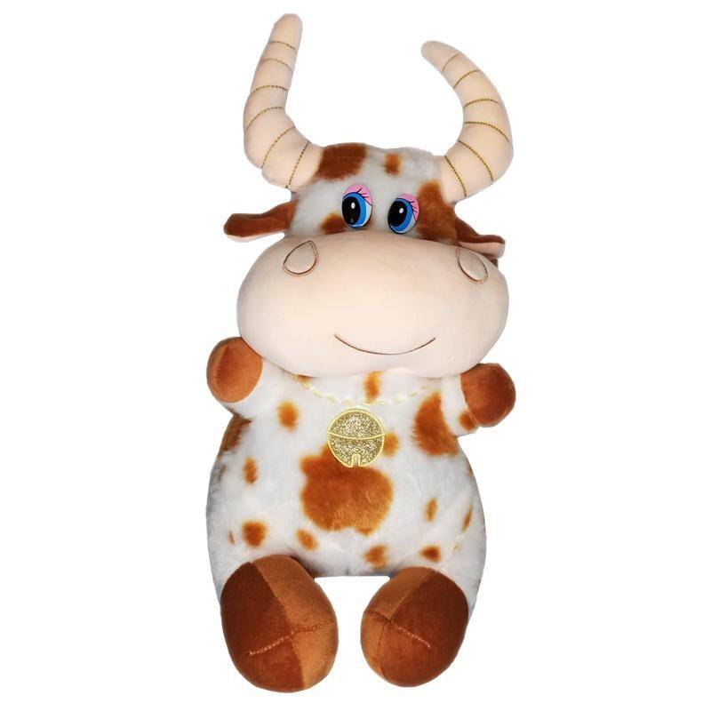 Бык Новогодняя игрушка мягкая 40см 281-364 фото 1 &mdash; Egidius.ru