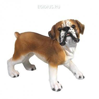 Садовая фигура из полистоуна &quot;Щенок боксера&quot; L28W15Н23 см 81-6607 — Egidius.ru