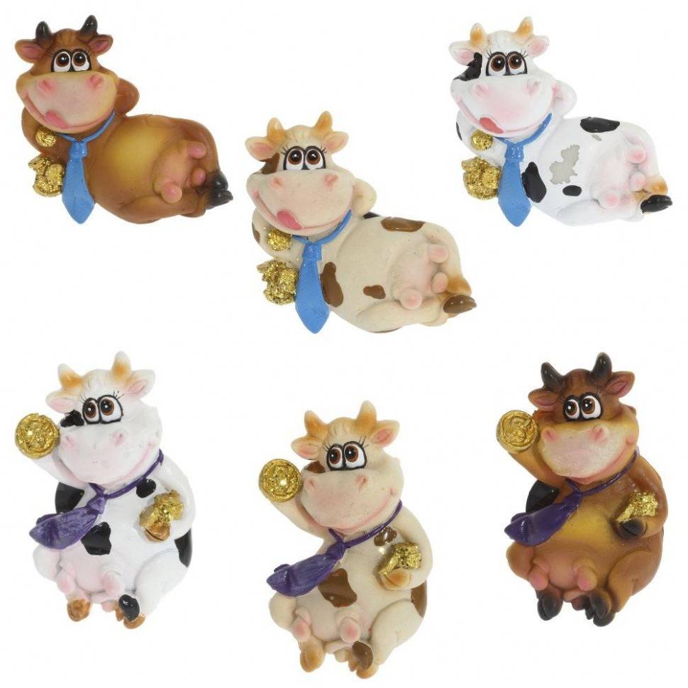 Магнит "Коровка", L5 W2 H6 см, 8в. 82-1496 фото 1 &mdash; Egidius.ru