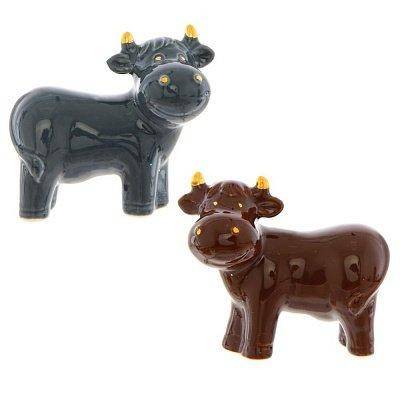 Фигурка декоративная "Бычок", L8 W4 H7,5 см, 2в. 82-1638 фото 1 — Egidius.ru