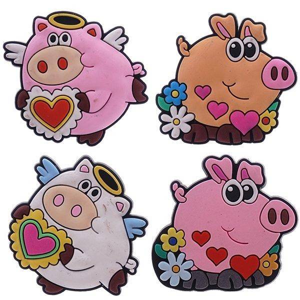 Магнит "Свинка", L4,5 W1 H5см, 4в 82-0340 фото 1 — Egidius.ru