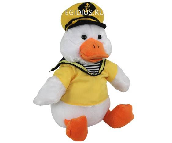 Поющая игрушка: Утенок Мореход  25 см                   500-011 фото 1 — Egidius.ru