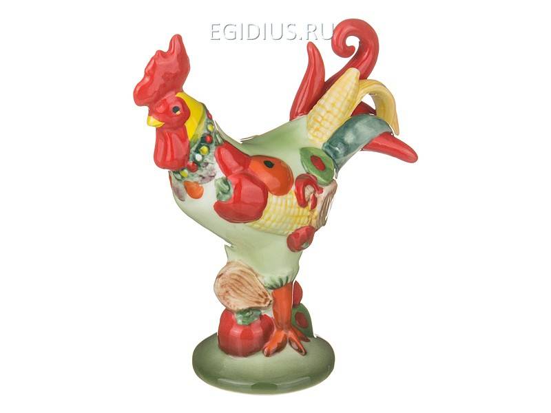 Фигурка "петушок" 12,5*6*14,5 см. 330-824 фото 1 — Egidius.ru