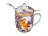 Заварочная кружка "петух" с ситом и ложкой 300 мл.  330-827 фото 1 — Egidius.ru