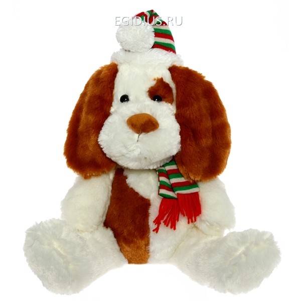 Игрушка мягконабивная Собака, H45см символ 2018 года 81-3692 фото 1 &mdash; Egidius.ru