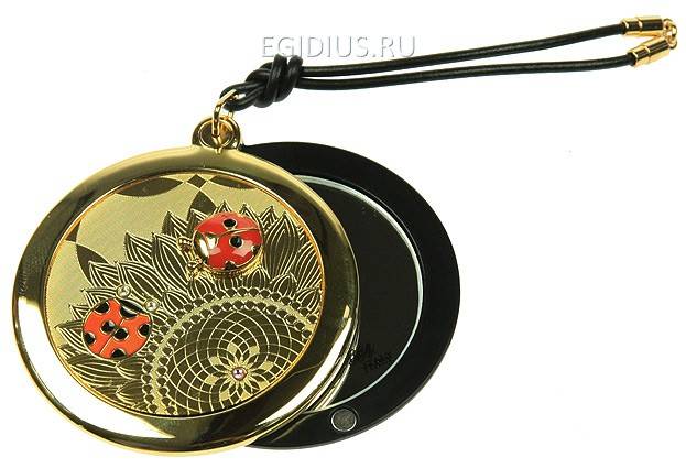 Зеркальце со стразами "LA GEER"  105-320 фото 1 — Egidius.ru