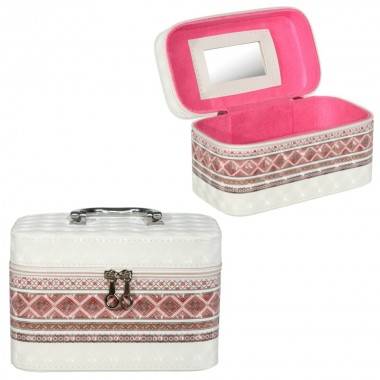 Шкатулка для украшений набор из 2-х шт, 21/19х13/10,5х14/10,5 см 81-4314 — Egidius.ru