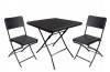 Набор мебели складной  черный Napoli 1-1-151 фото 1 — Egidius.ru