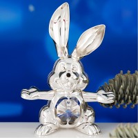 Фигурка Swarovski кролик 5,5*2,5*8см Символ года 2023 кролик/кот/заяц 3-2-167