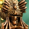 Копилка "Дракончик медитирует" (бронза) 14.5*9*8см 81-3230 фото 5 — Egidius.ru