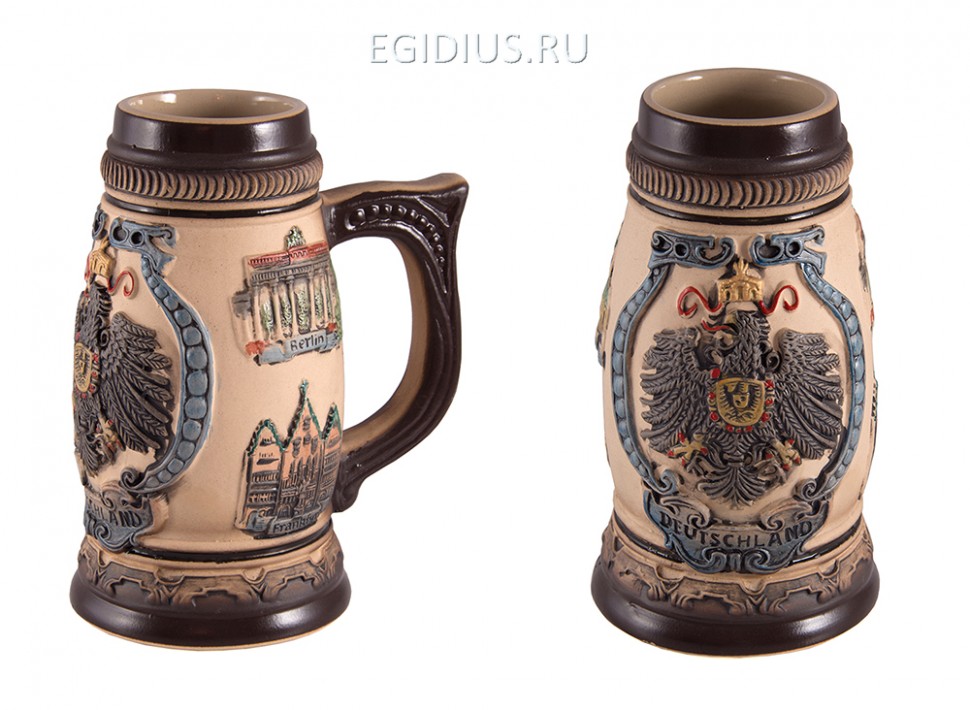 Пивная кружка коллекционная Германия  17см, 400мл   111-177 фото 1 — Egidius.ru