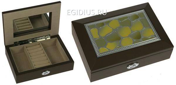 Шкатулка ювелирная Moretto 18*13*5см 110-113 фото 1 — Egidius.ru
