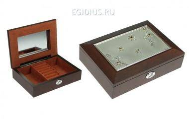 Шкатулка ювелирная Moretto 18*13*5см  110-177 — Egidius.ru