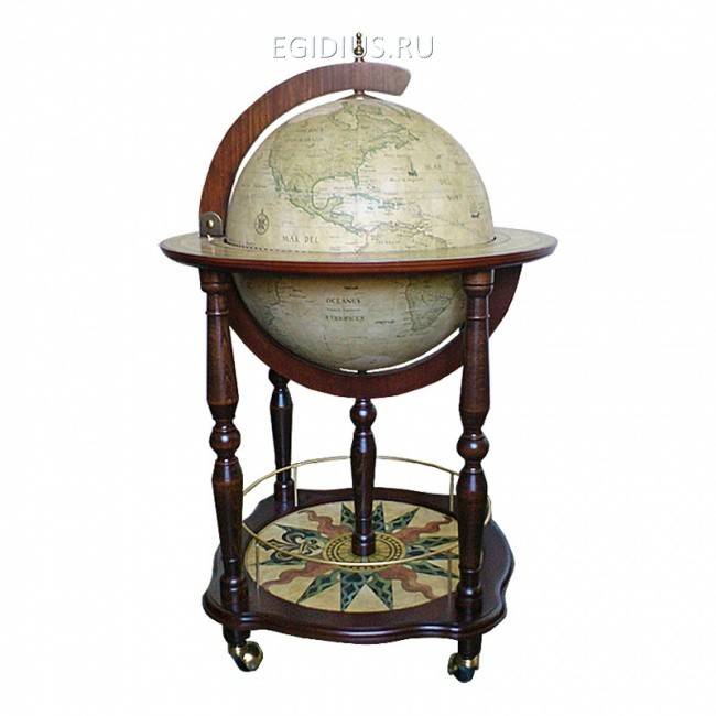 Глобус-бар "Антик",диам. 40см,58х93h 700-003 фото 1 &mdash; Egidius.ru