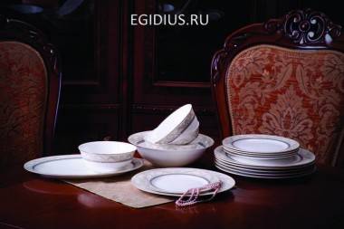 Столовый сервиз &quot;Людовик &quot; 6/20пр Костяной фарфор 620-221 — Egidius.ru