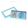 Набор подарочный 2в1 (зеркало+фоторамка), голубой  800-201 фото 1 — Egidius.ru