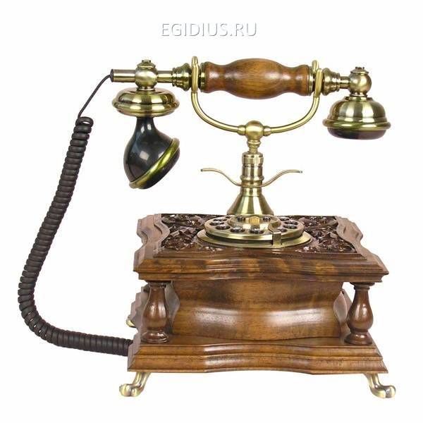 Телефон-ретро, 21х21х25,5 см 81-0001 фото 1 — Egidius.ru