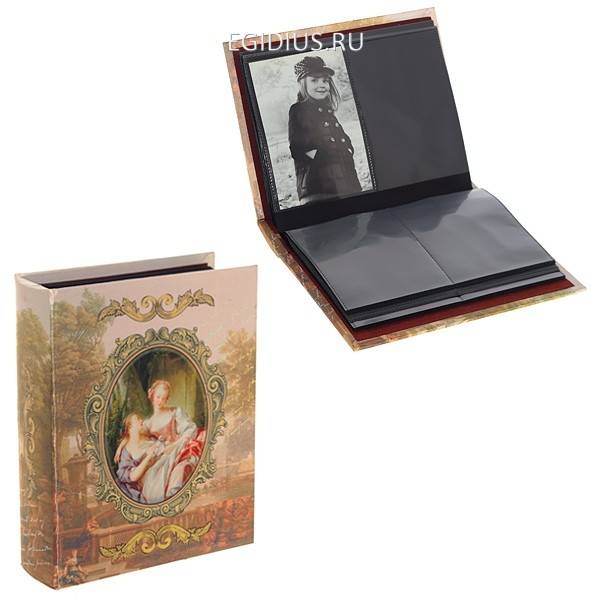 Фотоальбом (10х15 см,200 фото, 50 листов, 4 фото на листе), 23,5х19х6 см, 81-0192 фото 1 &mdash; Egidius.ru