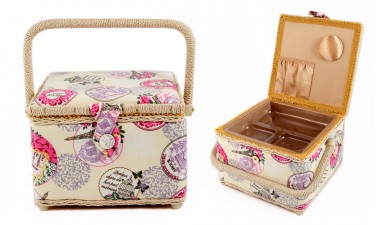 Шкатулка для рукоделия 20*20*15см  115-061 — Egidius.ru