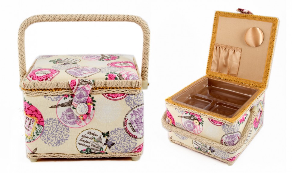 Шкатулка для рукоделия 20*20*15см  115-061 фото 1 — Egidius.ru