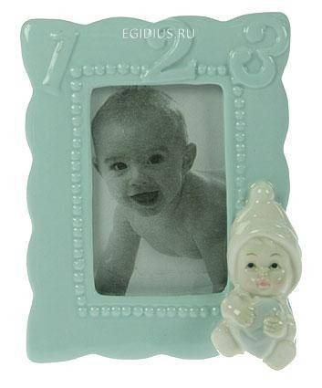 Фоторамка декоративная &quot;Карапуз&quot; 11*9*2см  113-075 — Egidius.ru