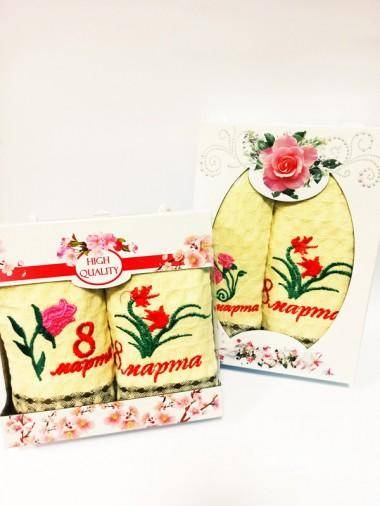 Подарочный набор из 2-х полотенец кухонных 50*25 см 281-329 — Egidius.ru