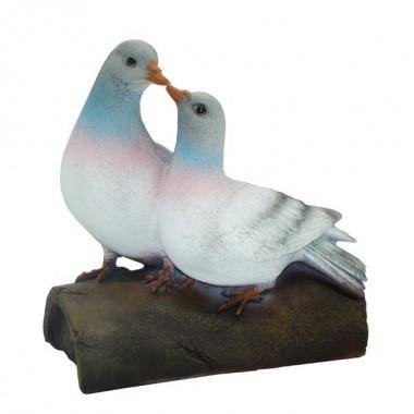 Садовая фигура из полистоуна&quot;Пара голубей&quot;, L21 W13,5H21см 81-6611 — Egidius.ru