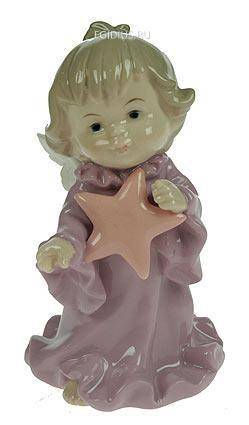 Статуэтка &quot;Ангелочек&quot;, фарфор 15см  113-024 — Egidius.ru