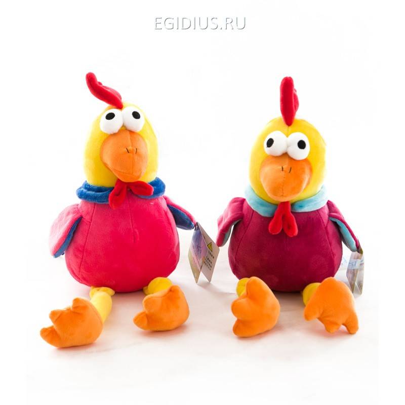 Мягкая игрушка Петух с длинными ногами 40 см 281-024 фото 1 — Egidius.ru