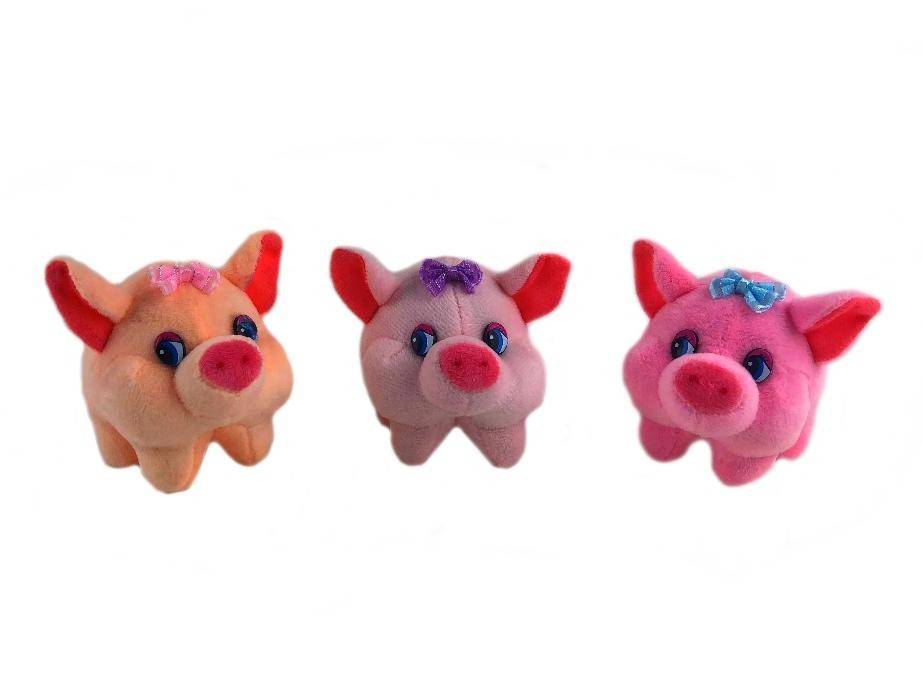 Мягкая игрушка-брелок Свинка S50 8*10см 281-203 фото 1 — Egidius.ru