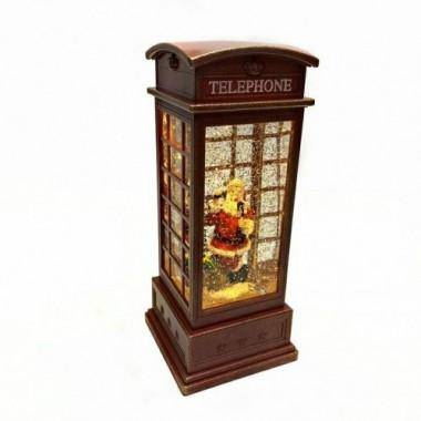 Новогодний фонарь-телефон, 7-и рожд. мелод. и с поддувкой на батарейках 25*10,*10,5 см 3-1-242 — Egidius.ru