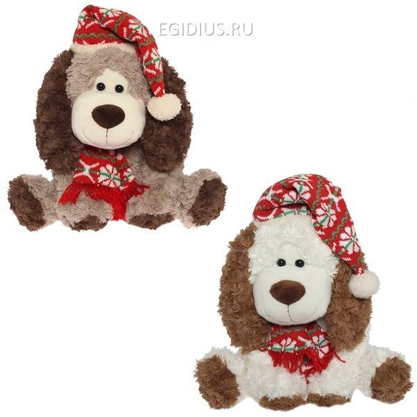 Игрушка мягконабивная Собака, H35см, 2 в. 81-3697 фото 1 &mdash; Egidius.ru