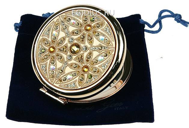 Зеркальце со стразами "LA GEER"  105-322 фото 1 — Egidius.ru