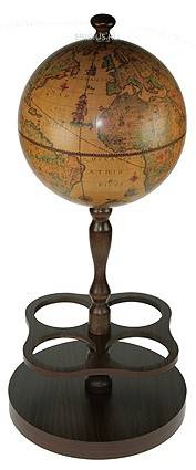 Глобус-бар настольный  100-031 фото 1 — Egidius.ru