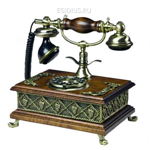 Телефон-ретро, 22,5х17х23,5 см 81-0002 фото 1 — Egidius.ru