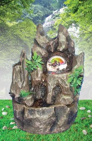 Фонтан: Скала, шарик, цветная подсветка, Н*L*D=24*15*14 10-0088 фото 1 — Egidius.ru