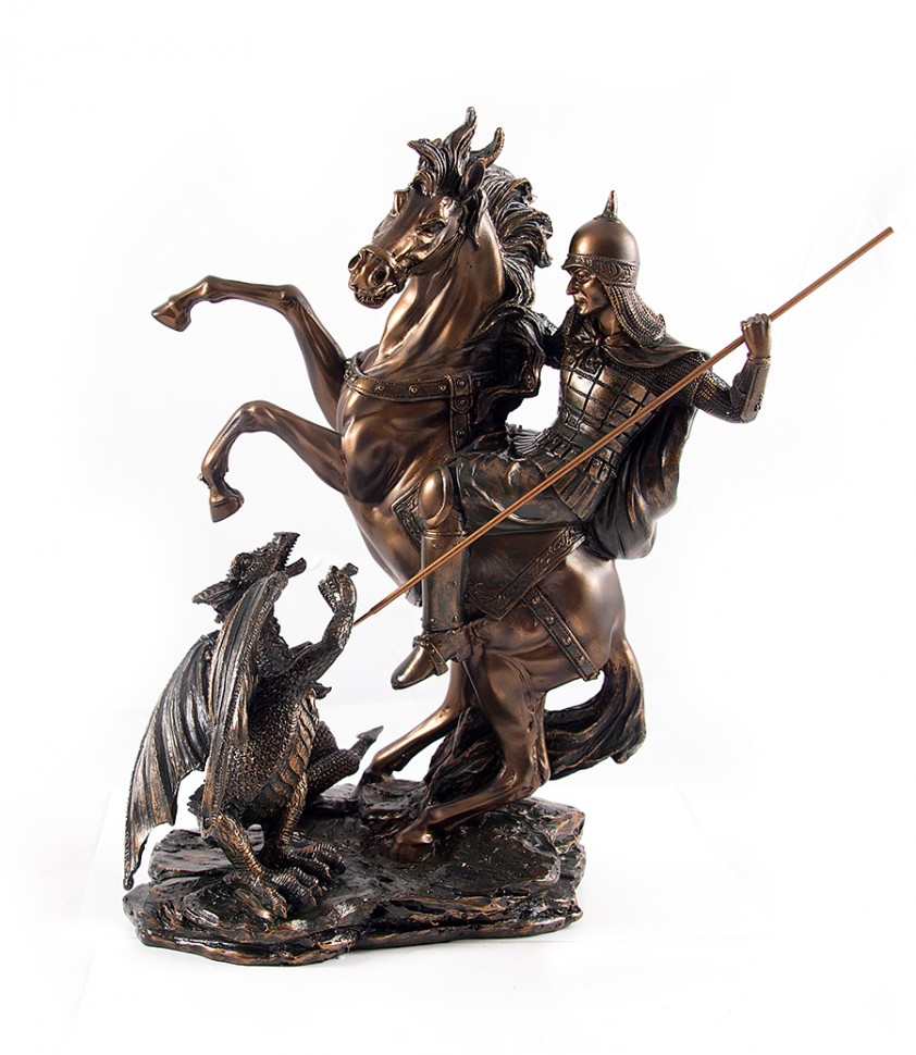 Статуэтка "Георгий Победоносец" 28*36см  103-074 фото 1 — Egidius.ru